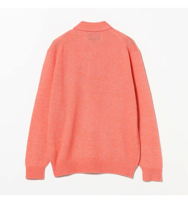 BEAMS PLUS「Knit Polo 9G Wool Silk Shaggy Yarn」|ポロシャツ|