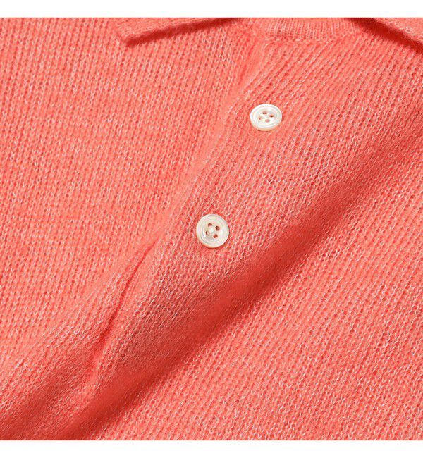 BEAMS PLUS「Knit Polo 9G Wool Silk Shaggy Yarn」|ポロシャツ|