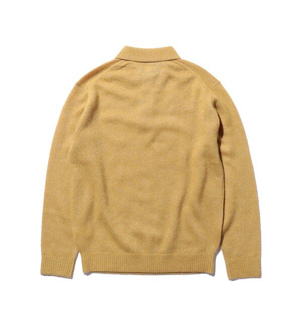 BEAMS PLUS「Knit Polo 9G Wool Silk Shaggy Yarn」|ポロシャツ|