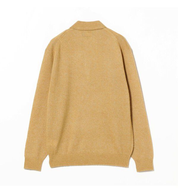 BEAMS PLUS「Knit Polo 9G Wool Silk Shaggy Yarn」|ポロシャツ|