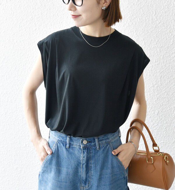 SHIPS any「SHIPS any:〈洗濯機可能〉ショルダータック フレンチ ルーズ TEE」|Tシャツ・カットソー|