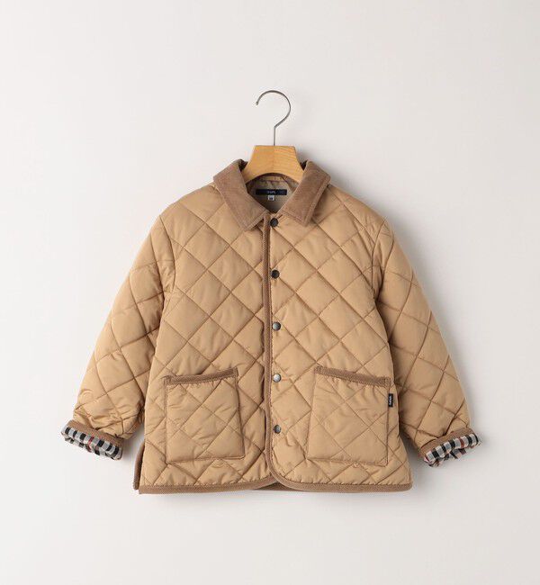 SHIPS KIDS「SHIPS KIDS:100～130cm /〈手洗い可能〉キルト フード ジャケット」|ブルゾン・スタジャン|