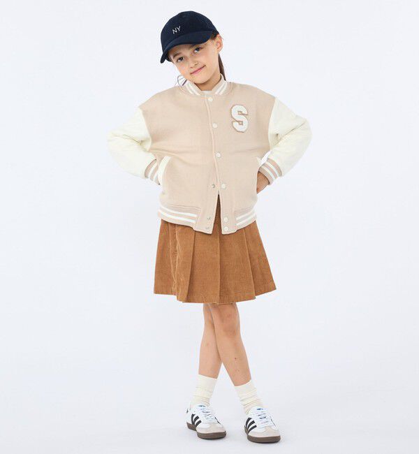SHIPS KIDS「SHIPS KIDS:100～130cm /スタジアム ジャケット」|ブルゾン・スタジャン|
