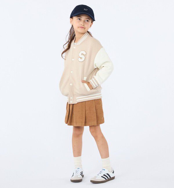 SHIPS KIDS「SHIPS KIDS:100～130cm /スタジアム ジャケット」|ブルゾン・スタジャン|
