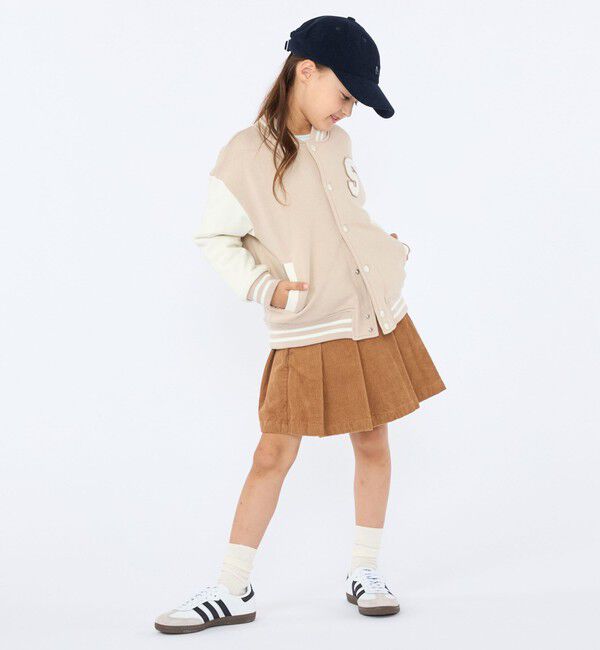 SHIPS KIDS「SHIPS KIDS:100～130cm /スタジアム ジャケット」|ブルゾン・スタジャン|