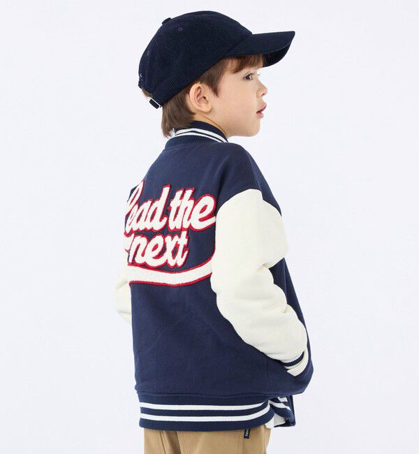 SHIPS KIDS「SHIPS KIDS:100～130cm /スタジアム ジャケット」|ブルゾン・スタジャン|