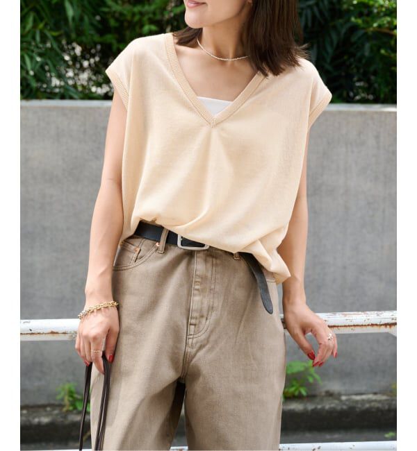 OUTDOOR PRODUCTS Usual Things「ハイゲージシアーVネックベスト」|ベスト・ジレ|