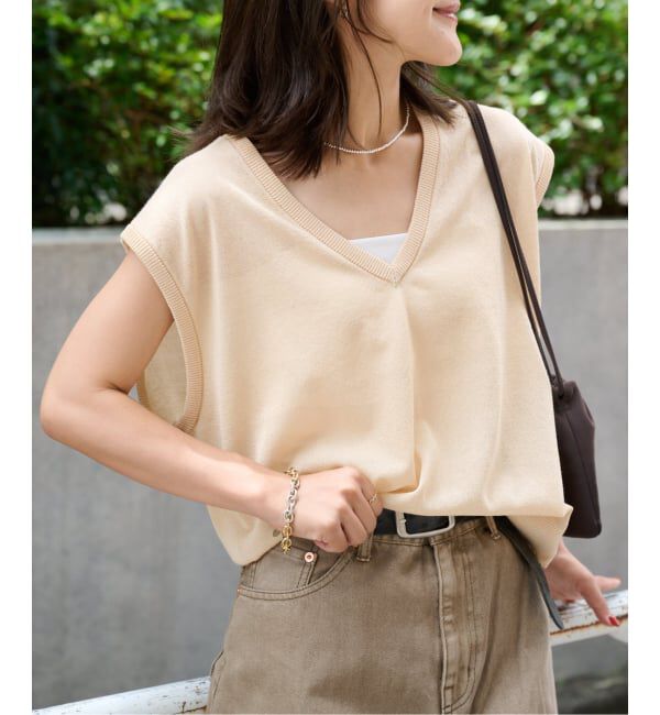 OUTDOOR PRODUCTS Usual Things「ハイゲージシアーVネックベスト」|ベスト・ジレ|