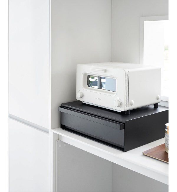 journal standard Furniture「《WEB限定予約》【tower/タワー】キッチン家電下引き出し&スライドテーブル」|食器・キッチングッズ|
