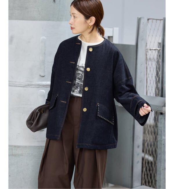 IENA「MACKINTOSH/マッキントッシュ 別注 HUMBIE NC DNM JK MB STUDS ジャケット」|デニムジャケット|