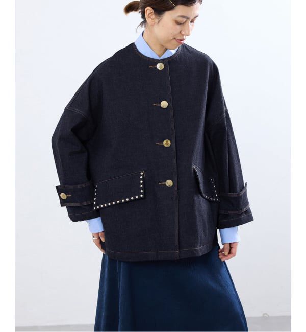 IENA「MACKINTOSH/マッキントッシュ 別注 HUMBIE NC DNM JK MB STUDS ジャケット」|デニムジャケット|