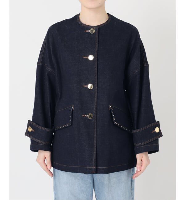 IENA「MACKINTOSH/マッキントッシュ 別注 HUMBIE NC DNM JK MB STUDS ジャケット」|デニムジャケット|