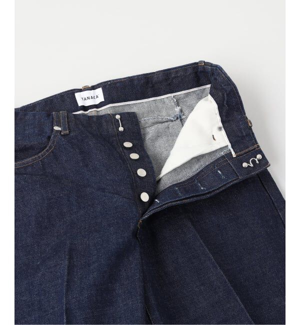 EDIFICE「TANAKA (タナカ) THE JEAN TROUSER RINSE BLUE」|スラックス|