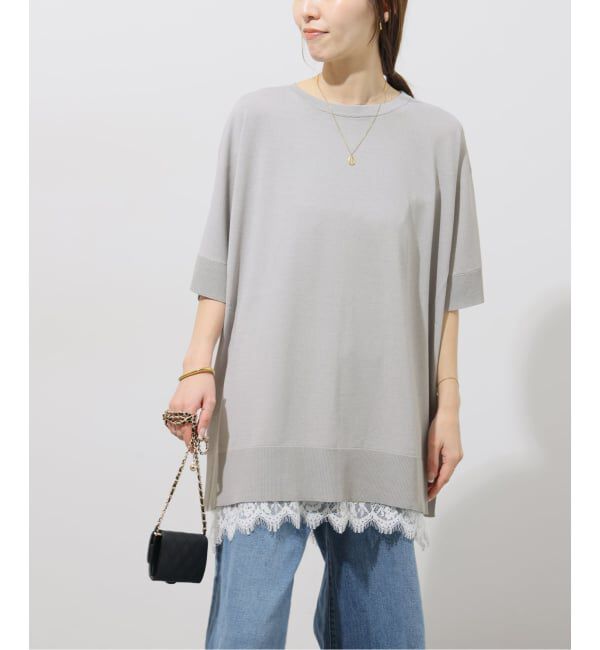 JOURNAL STANDARD relume「《追加5》接触冷感 / ウォッシャブルクールポンチョプルオーバー」|ニット・セーター|