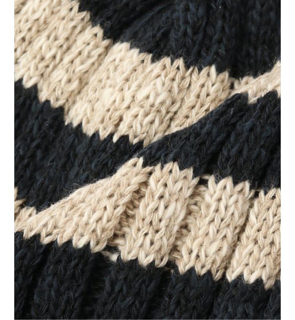 journal standard luxe「【HIGHLAND2000】 2 END STRIPE RIB CAP」|ニット帽|