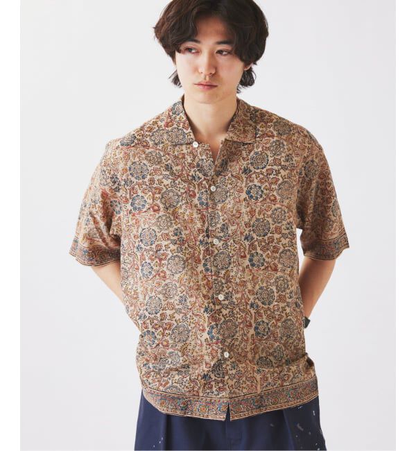 JOURNAL STANDARD relume「bunai / ブナイ 別注 カラマカリ プリント オープンカラー 半袖シャツ」|シャツ・ブラウス|