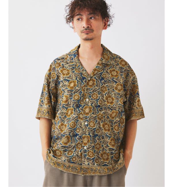 JOURNAL STANDARD relume「bunai / ブナイ 別注 カラマカリ プリント オープンカラー 半袖シャツ」|シャツ・ブラウス|