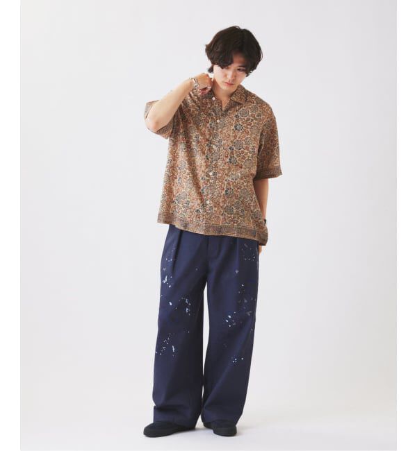 JOURNAL STANDARD relume「bunai / ブナイ 別注 カラマカリ プリント オープンカラー 半袖シャツ」|シャツ・ブラウス|