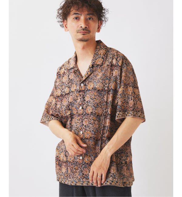 JOURNAL STANDARD relume「bunai / ブナイ 別注 カラマカリ プリント オープンカラー 半袖シャツ」|シャツ・ブラウス|