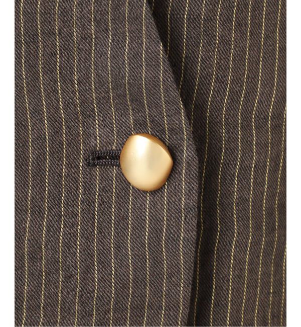 journal standard L'essage「FABRICAリネンストライプベスト」|ベスト・ジレ|