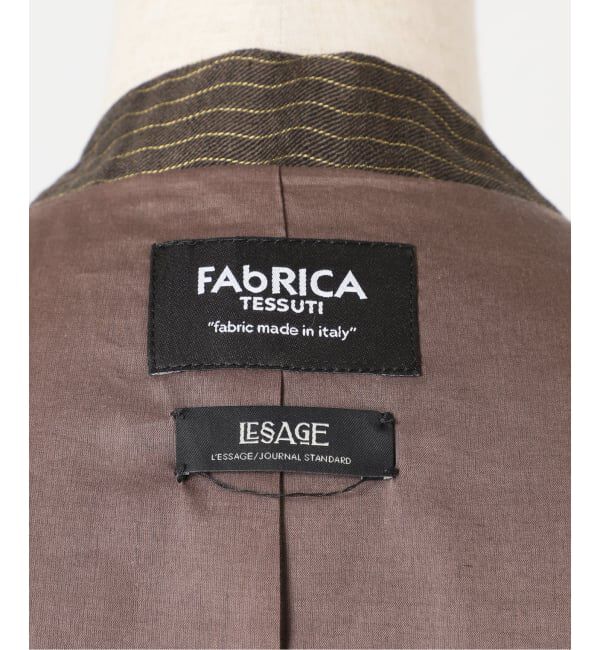 journal standard L'essage「FABRICAリネンストライプベスト」|ベスト・ジレ|
