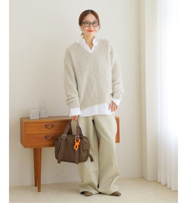 JOURNAL STANDARD「《予約》シャギーVネックプルオーバー」|ニット・セーター|
