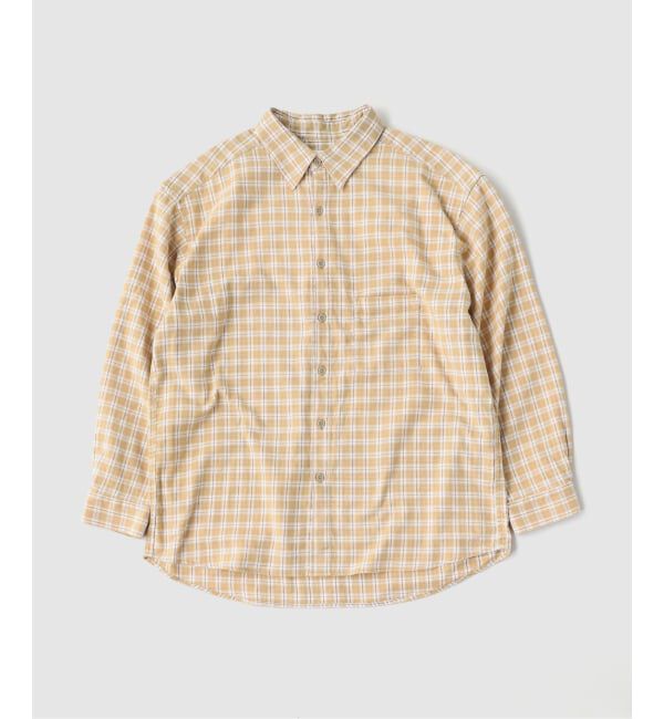 JOURNAL STANDARD「ANACHRONORM / アナクロノーム CHECK WIDE SHIRTS」|シャツ・ブラウス|ベージュ