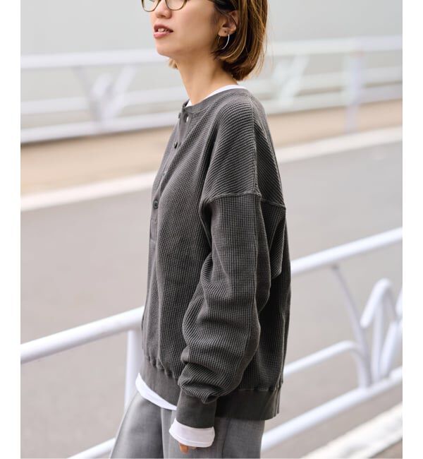 FRAMeWORK「≪WEB限定 / 追加≫ワッフルヘンリープルオーバー」|Tシャツ・カットソー|