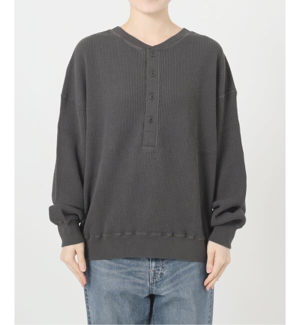 FRAMeWORK「≪WEB限定 / 追加≫ワッフルヘンリープルオーバー」|Tシャツ・カットソー|