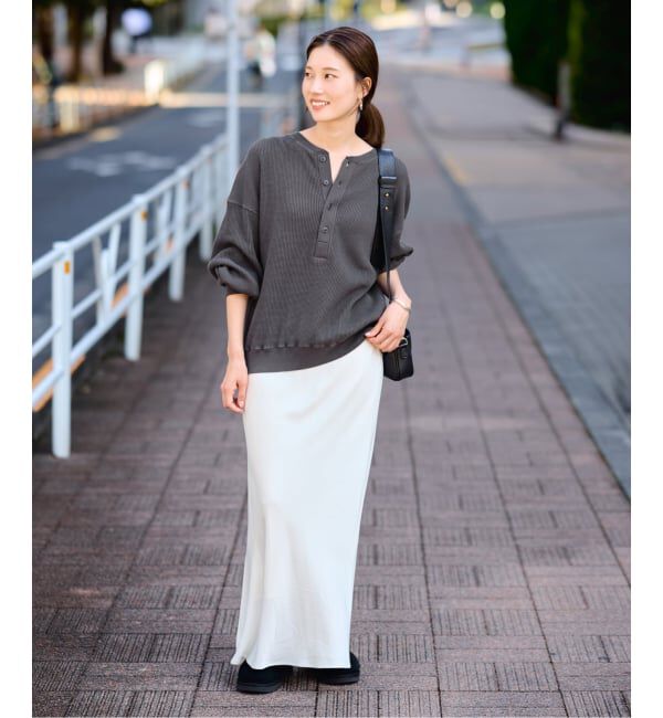 FRAMeWORK「≪WEB限定 / 追加≫ワッフルヘンリープルオーバー」|Tシャツ・カットソー|
