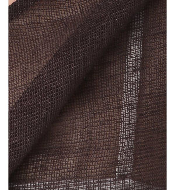Spick and Span「《新色有り / 追加》メッシュリネンルーズプルオーバー」|シャツ・ブラウス|