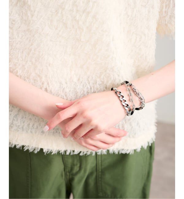 U by SPICK&SPAN「heyep / ヘイップ Chunky Chain Hair Ties 3piece」|その他|