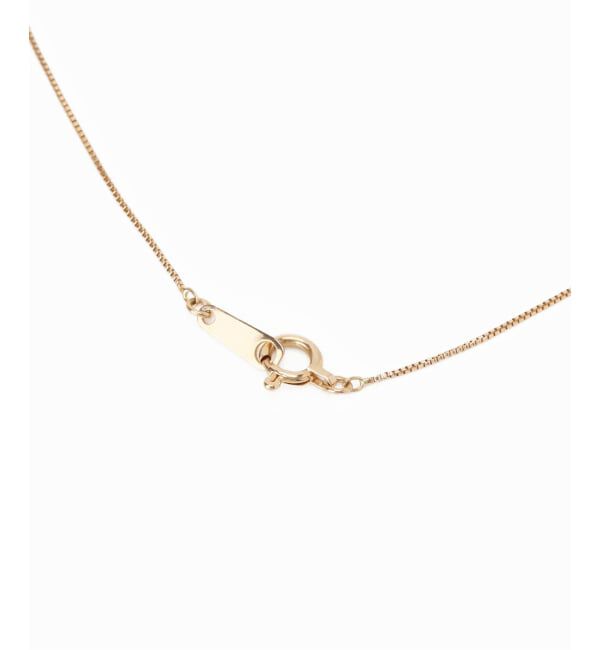 Lilas by Spick&Span「《WEB限定予約》10mmオーバルニュアンスモチーネックレス K10」|ネックレス|