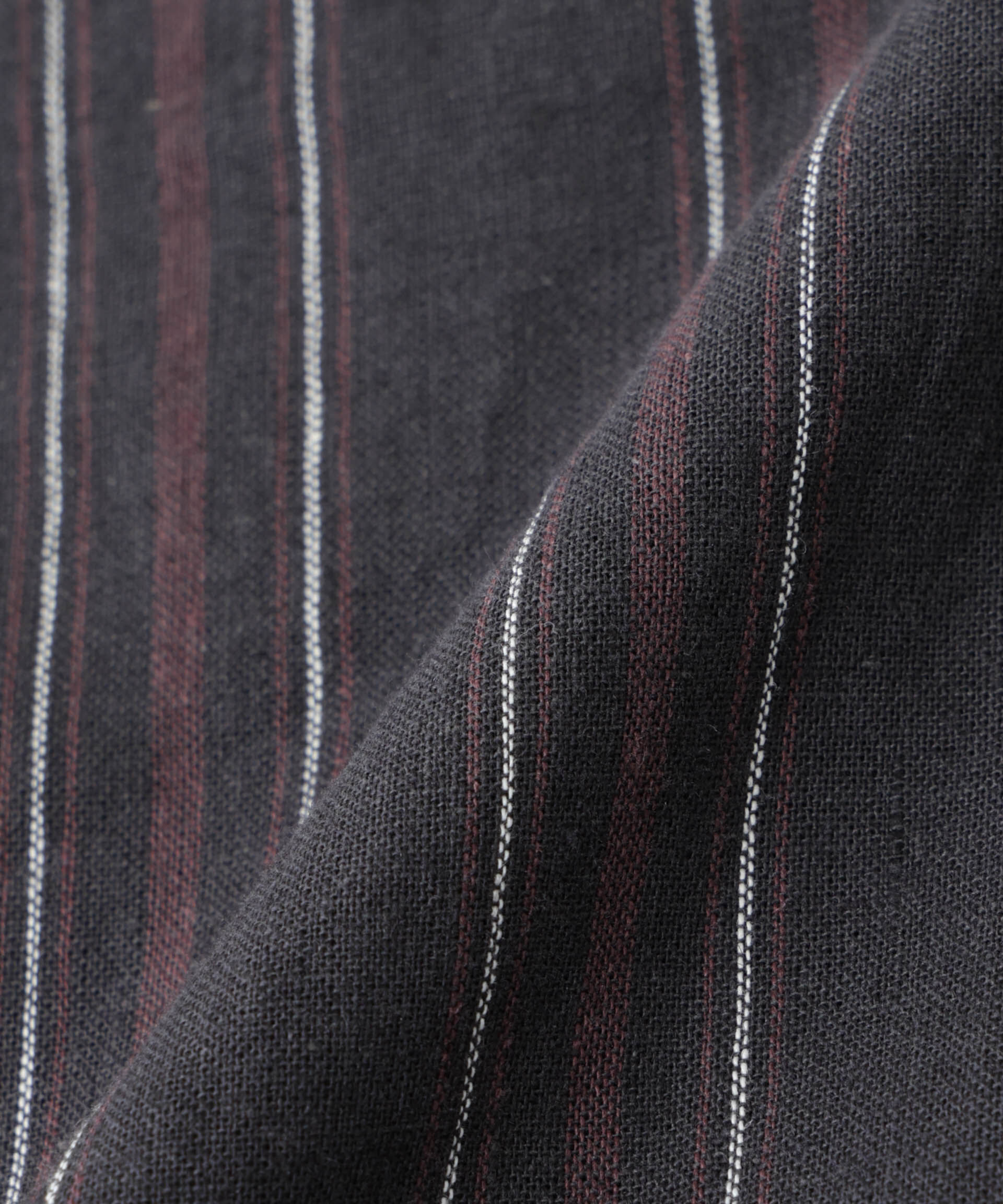 NANO universe「｢FRENCH LINEN｣ ストライプスラックス」|チノ|
