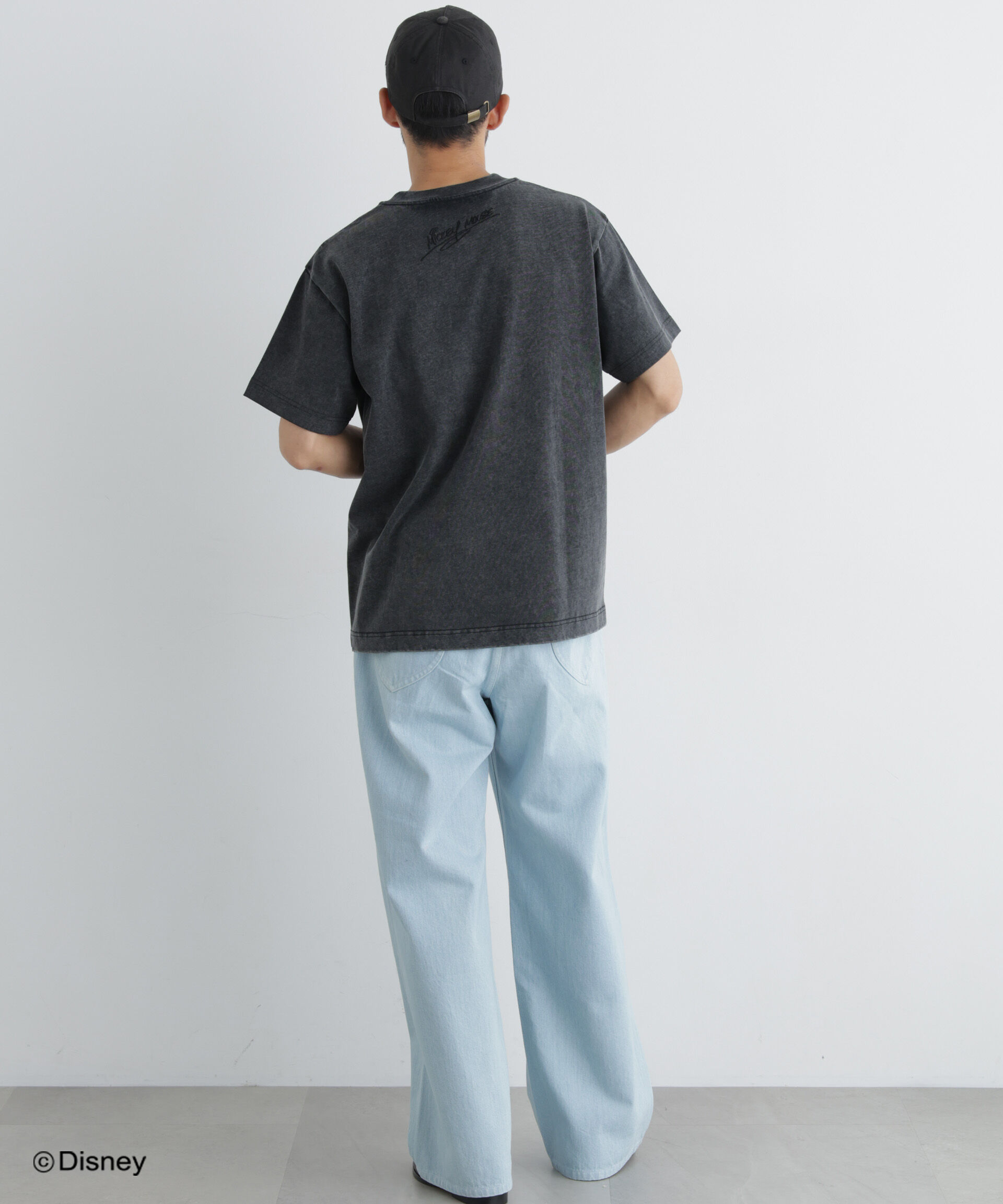 NANO universe「NANO&times;DISNEY ミッキーマウス フェードTシャツ」|Tシャツ・カットソー|