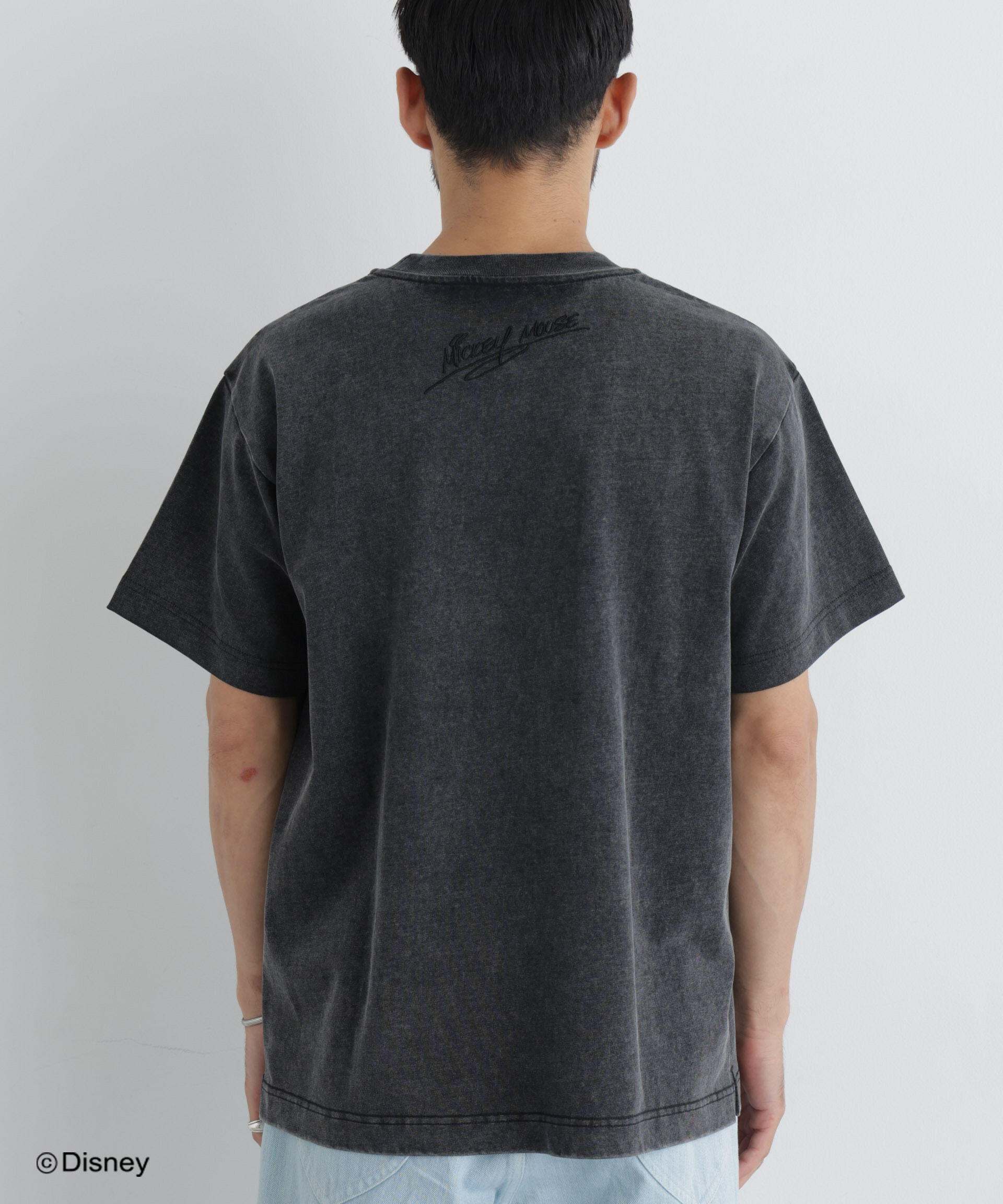 NANO universe「NANO&times;DISNEY ミッキーマウス フェードTシャツ」|Tシャツ・カットソー|