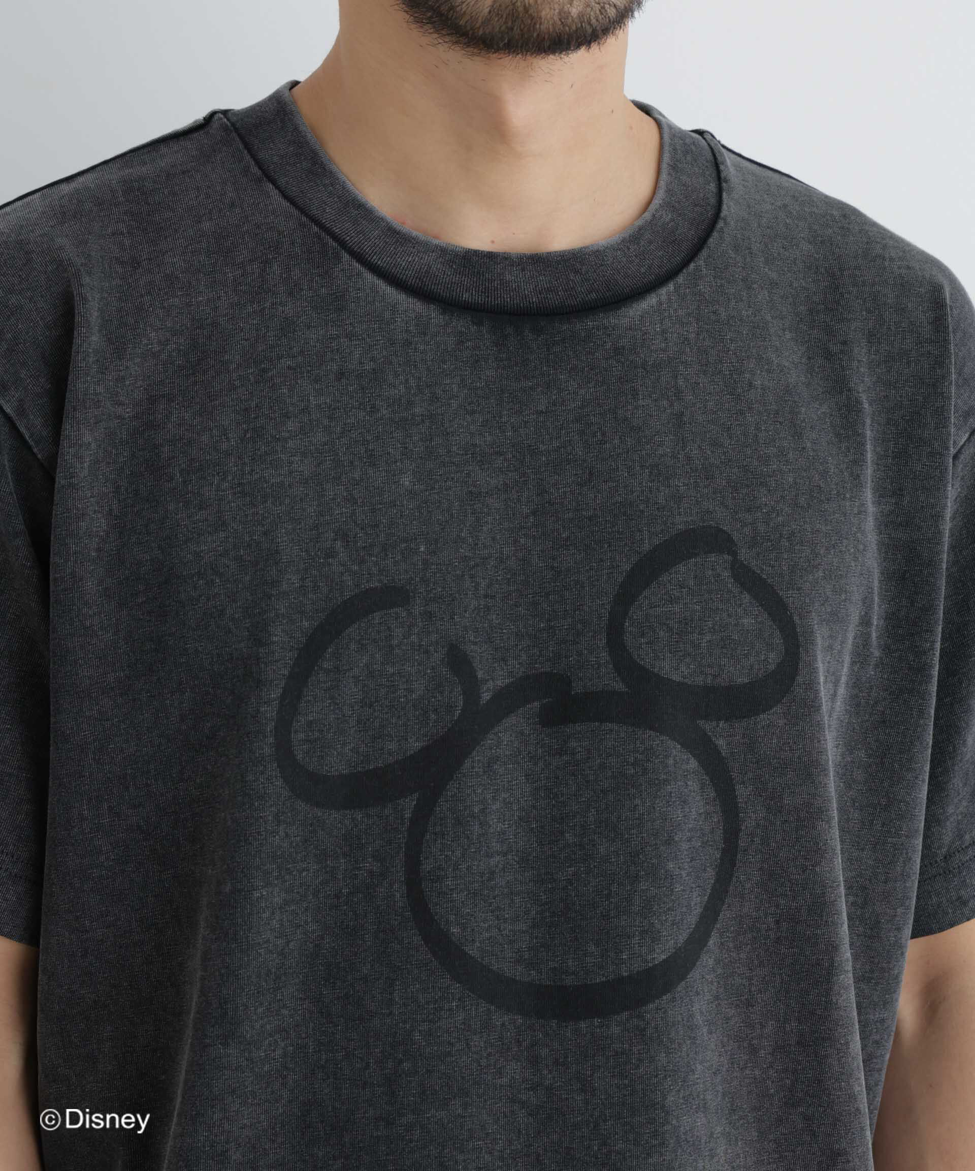 NANO universe「NANO&times;DISNEY ミッキーマウス フェードTシャツ」|Tシャツ・カットソー|