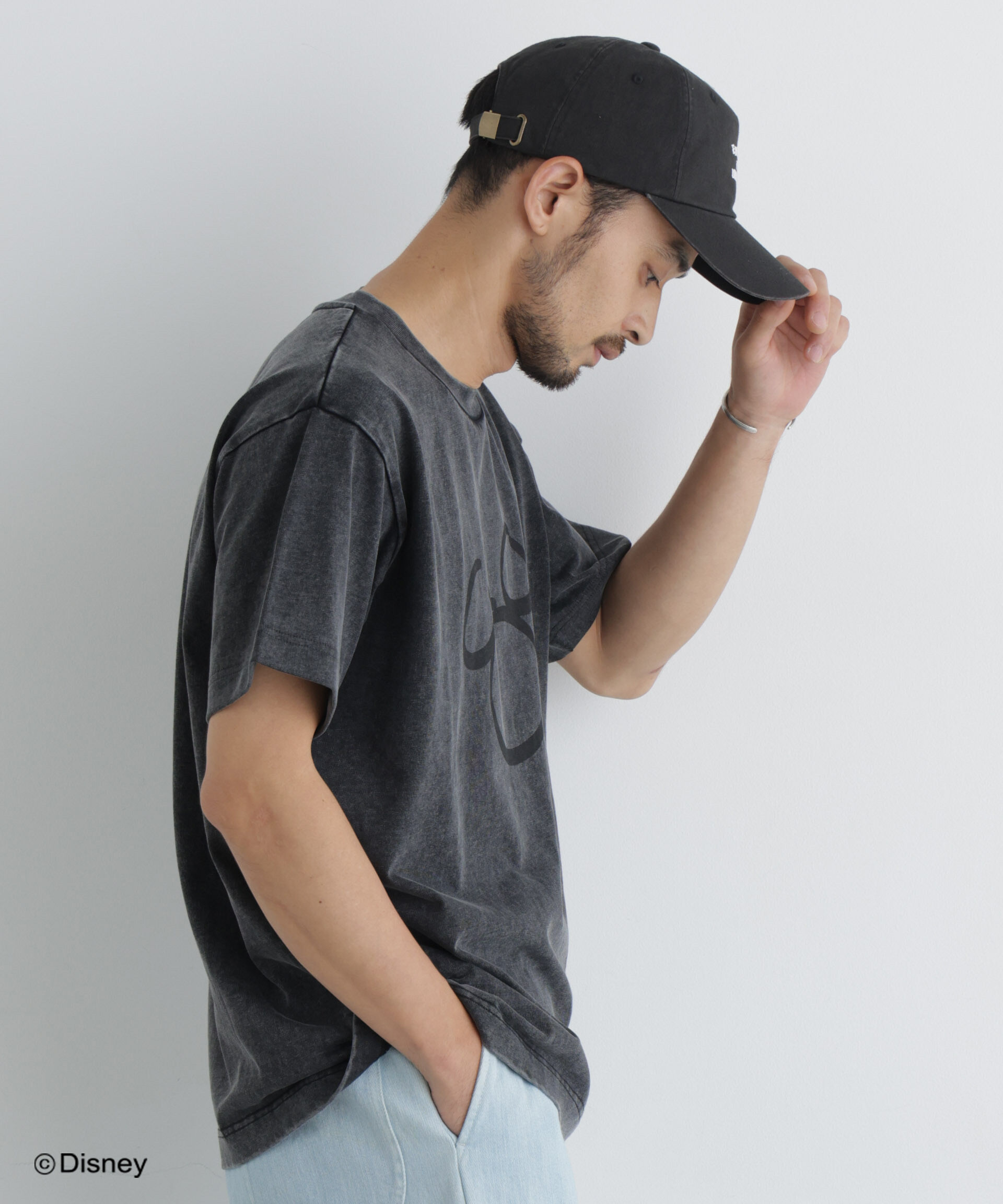 NANO universe「NANO&times;DISNEY ミッキーマウス フェードTシャツ」|Tシャツ・カットソー|