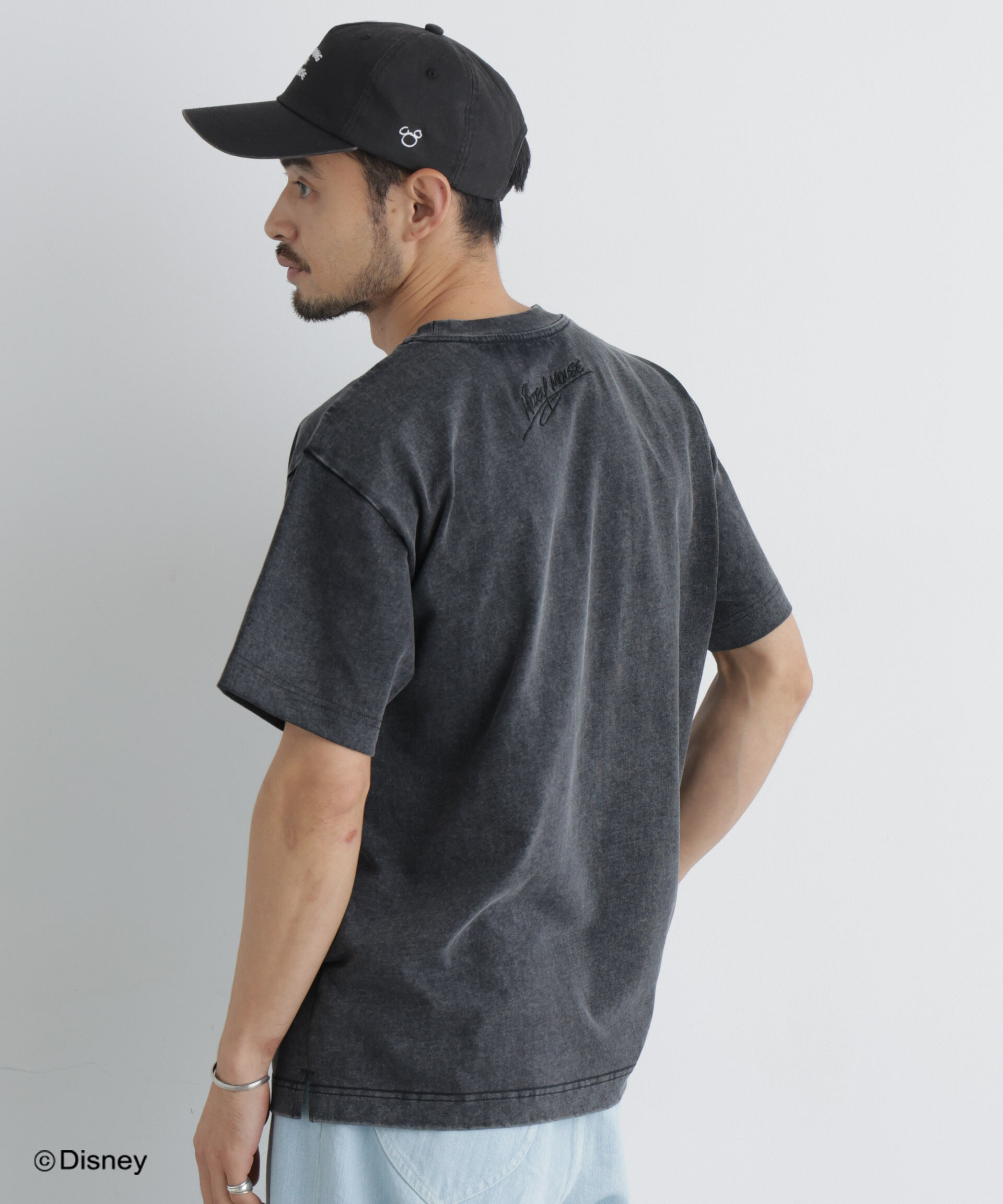 NANO universe「NANO&times;DISNEY ミッキーマウス フェードTシャツ」|Tシャツ・カットソー|