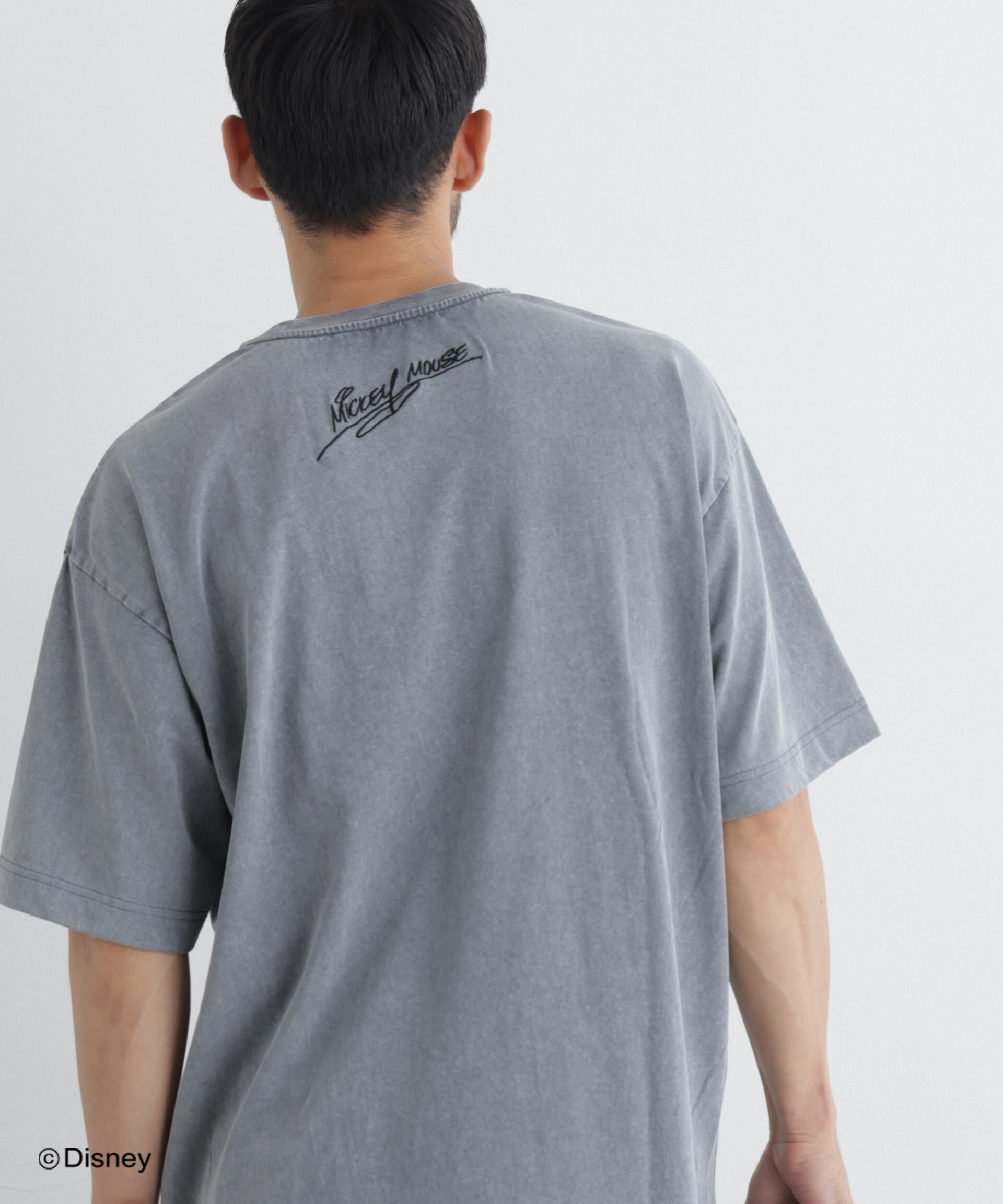 NANO universe「NANO&times;DISNEY ミッキーマウス フェードTシャツ」|Tシャツ・カットソー|