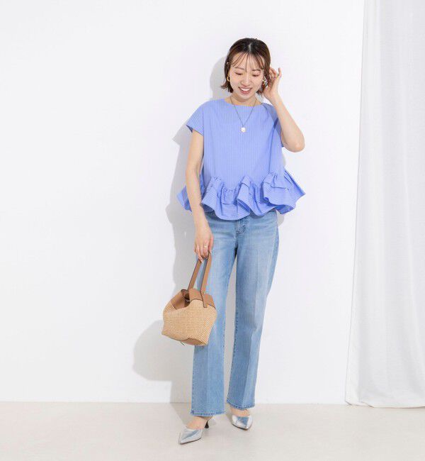 Rie Miller「【RM denim】センタープレスデニム」|デニム|