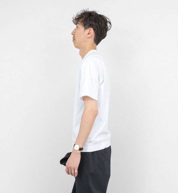 NOLLEY'S goodman「《ビジカジ対応》シルケットスムース クルーネックドレスTシャツ 26SS」|Tシャツ・カットソー|