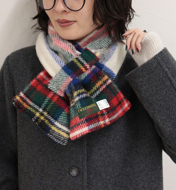 fredy emue「《毎年予約完売》【TWEEDMILL/ツイードミル】別注カラーウール&times;フリースリバーマフラー」|ストール|