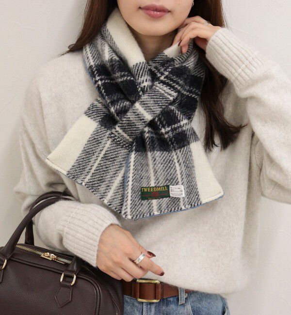 fredy emue「《毎年予約完売》【TWEEDMILL/ツイードミル】別注カラーウール&times;フリースリバーマフラー」|ストール|