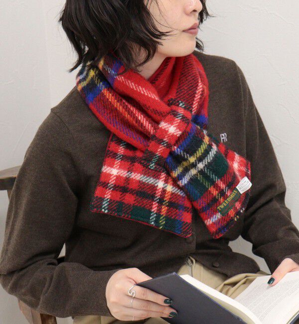 fredy emue「《毎年予約完売》【TWEEDMILL/ツイードミル】別注カラーウール&times;フリースリバーマフラー」|ストール|