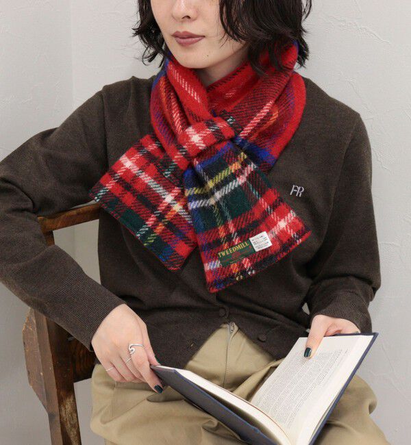 fredy emue「《毎年予約完売》【TWEEDMILL/ツイードミル】別注カラーウール&times;フリースリバーマフラー」|ストール|