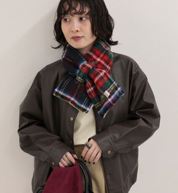 fredy emue「《毎年予約完売》【TWEEDMILL/ツイードミル】別注カラーウール&times;フリースリバーマフラー」|ストール|