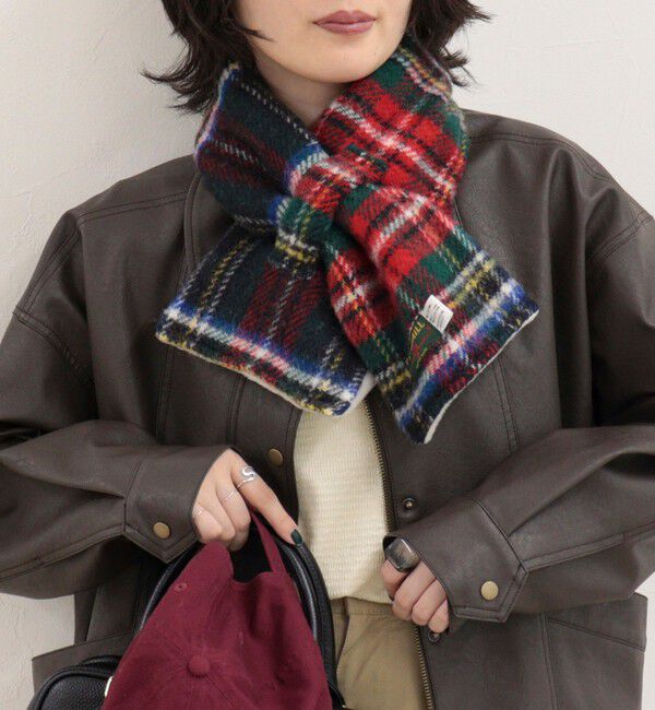 fredy emue「《毎年予約完売》【TWEEDMILL/ツイードミル】別注カラーウール&times;フリースリバーマフラー」|ストール|
