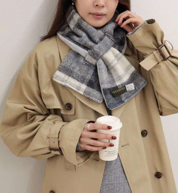 fredy emue「《毎年予約完売》【TWEEDMILL/ツイードミル】別注カラーウール&times;フリースリバーマフラー」|ストール|グレー系その他