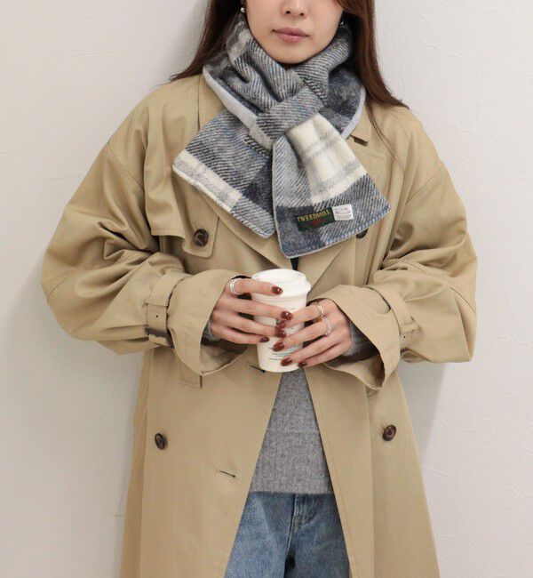fredy emue「《毎年予約完売》【TWEEDMILL/ツイードミル】別注カラーウール&times;フリースリバーマフラー」|ストール|